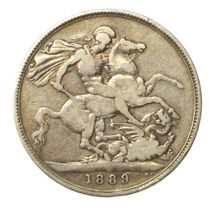 Great Britain, Victoria, 1 crown, 1889 (138)