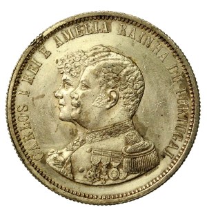 Portugal, Charles I, 1,000 reais, 1898, 400th Anniversary—Discovery of the Indies (139)