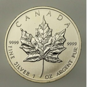 Canada, Elizabeth II, 5 dollars 2012 - Maple Leaf, 1 oz. Ag 999 (159)