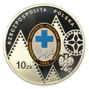 III RP, 10 złotych 2009, 100. rocznica powstania TOPR (176)