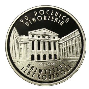 Third Republic of Poland, 10 zlotych, 2009, 90th anniversary of the establishment of the Supreme Audit Office (179)
