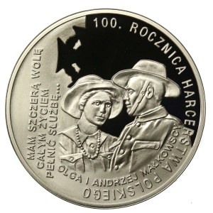 Third Republic of Poland, 10 zlotych, 2010, 100th Anniversary of Polish Scouting (183)