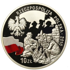 Third Republic of Poland, 10 zlotych, 2010, 100th Anniversary of Polish Scouting (183)