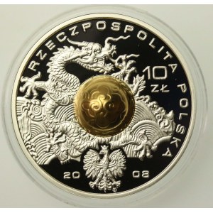 Third Republic of Poland, 10 zlotych, 2008, Beijing 2008 (185)