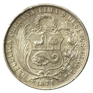 Peru, 1 sol, 1871 (189)