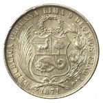 Peru, 1 sol, 1871 (189)