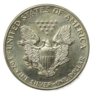 USA, 1 dollar, 1988 – American Eagle, 1 oz. Ag 999 (215)