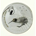 New Zealand, Elizabeth II, 1 dollar 2007 - Kiwi, 1 oz. Ag 999 (242)