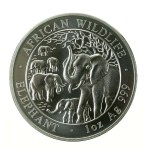 Somalia, 100 shillings, 2008 – Elephant, 1 oz. Ag 999 (243)