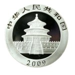 China, 10 yuan, 2009 – Panda, 1 oz. Ag 999 (244)