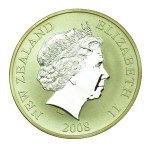 New Zealand, Elizabeth II, 1 dollar 2008 - Kiwi, 1 oz. Ag 999 (247)