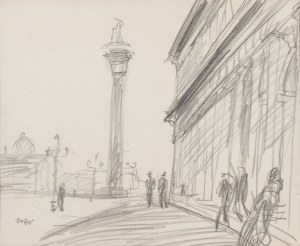 Wojciech WEISS (1875-1950), Plac św. Marka (Piazza San Marco) w Wenecji