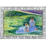 Irena WEISS - ANERI (1888–1981), In the Summer Sun – Portrait of a Nanny with a Child, ca. 1914