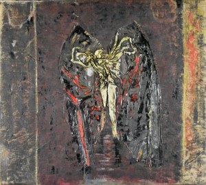 Janina MUSZANKA - ŁAKOMSKA (1920-1982), Wnętrze kaplicy, 1959 (fragment)