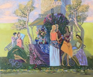 Leonora YAKIMASCHENKO (ur. 1970), In green spaces, 2024