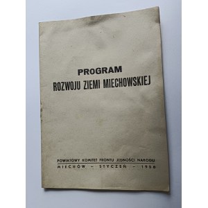 MIECHÓW REGION DEVELOPMENT PROGRAM, MIECHÓW, 1958