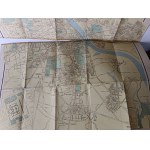 MAP OF THE CENTRAL DISTRICTS OF THE CAPITAL CITY OF WARSAW, STATE CARTOGRAPHIC PUBLISHING HOUSE, WARSAW 1955