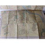 MAP OF THE CENTRAL DISTRICTS OF THE CAPITAL CITY OF WARSAW, STATE CARTOGRAPHIC PUBLISHING HOUSE, WARSAW 1955