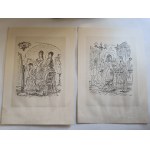 Władysław Daszewski, 18 illustrations for B. Prus’s *The Doll*, *TEKA ILUSTRACJI*, Warsaw, 1956, 18 pieces