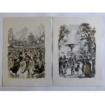 ANTONI UNIECHOWSKI, TEKA STARA WARSZAWA, WYDAWNICTWO SZTUKA 1955 R, 12 ILUSTRACJI, KOMPLETNA