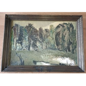 WOJCIECH OTTON FLECK, SMRECZYŃSKI POND, OIL