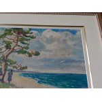 Kazimierz PUCHAŁA (1895–1986), *Lonely*, watercolor on paper, signed lower left: KPuchała, 12660 DARŁÓWEK, 1960