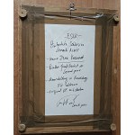 Josef DUBIEL von LERACH, Oil on cardboard Signed lower left: Josef Dubuel / von Lerach pinx; lower right: -ESLK-; on the reverse: -ESLK- / Entartete Schlesien Lerach Kunst / Name: ZENA KOZORAK