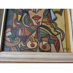 Josef DUBIEL von LERACH, Oil on cardboard Signed lower left: Josef Dubuel / von Lerach pinx; lower right: -ESLK-; on the reverse: -ESLK- / Entartete Schlesien Lerach Kunst / Name: ZENA KOZORAK