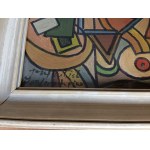 Josef DUBIEL von LERACH, Oil on cardboard Signed lower left: Josef Dubuel / von Lerach pinx; lower right: -ESLK-; on the reverse: -ESLK- / Entartete Schlesien Lerach Kunst / Name: ZENA KOZORAK