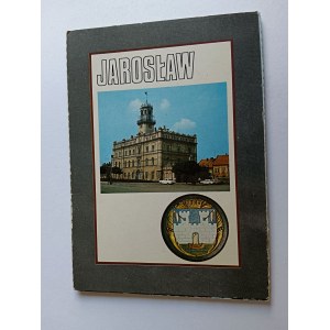 SET OF 9 FOLD-OUT POSTCARDS: JAROSŁAW TOWN HALL, ORSETTICH TOWNHOUSE, MARKET SQUARE, KOPERNIKA STREET, RAILWAY STATION, COFFEE EDITION