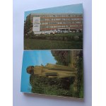 SET OF 9 FOLD-OUT POSTCARDS: JAROSŁAW TOWN HALL, ORSETTICH TOWNHOUSE, MARKET SQUARE, KOPERNIKA STREET, RAILWAY STATION, COFFEE EDITION