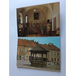 SET OF 9 FOLD-OUT POSTCARDS: JAROSŁAW TOWN HALL, ORSETTICH TOWNHOUSE, MARKET SQUARE, KOPERNIKA STREET, RAILWAY STATION, COFFEE EDITION