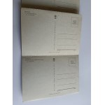 SET OF 9 FOLD-OUT POSTCARDS: JAROSŁAW TOWN HALL, ORSETTICH TOWNHOUSE, MARKET SQUARE, KOPERNIKA STREET, RAILWAY STATION, COFFEE EDITION