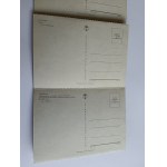 SET OF 9 FOLD-OUT POSTCARDS: JAROSŁAW TOWN HALL, ORSETTICH TOWNHOUSE, MARKET SQUARE, KOPERNIKA STREET, RAILWAY STATION, COFFEE EDITION