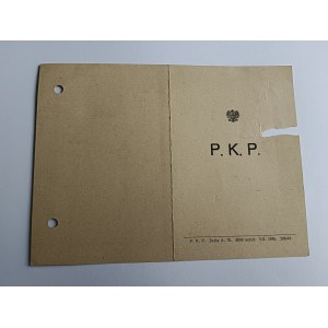 Personalausweis der PKP Krakau, 1945