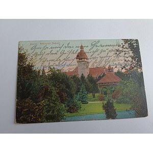 WROCŁAW BRESALU RESTAURANT SUDPARK, ZNACZEK STEMPL, NADERWANA Z PRAWEJ STRONY USZKODZONA