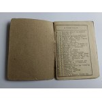1948 POCKET CALENDAR, ŁÓDŹ GRABOWSKI, SOLDIERS' SONGS