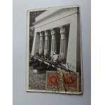 WARSAW: EGYPTIAN TEMPLE IN BELWEDERSKI PARK, POSTAGE STAMP, POSTAL STAMP