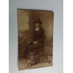 PHOTO: WOMAN WITH DOG (DAMAGED)