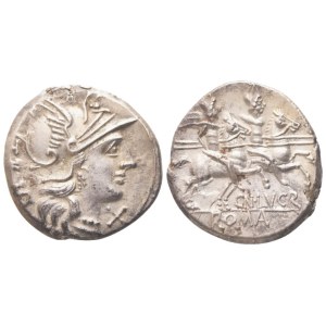 Cn. Lucretius Trio, Denarius, 136 BC; AR (3,92 g; 17,7 mm; 9 h)