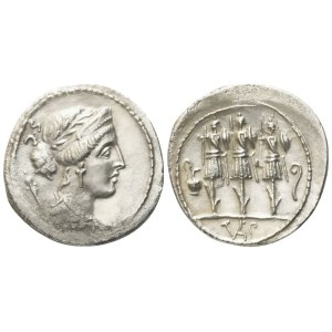 Faustus Cornelius Sulla, Denarius, Rome, 56 BC; AR (3,30 g; 20 mm; 6 h)