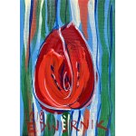 Edward Dwurnik ( 1943 - 2018 ), Tulipan, 2018