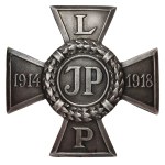Krzyż Legionowy - w SREBRZE + miniatura - zestaw (2szt)