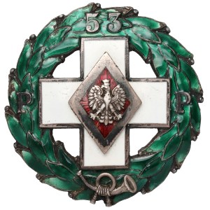 Odznaka, 53 Pułk Piechoty Strzelców Kresowych - w SREBRZE