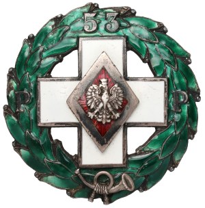Odznaka, 53 Pułk Piechoty Strzelców Kresowych - w SREBRZE