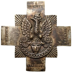 Odznaka, Rozbrojenie - Wypędzenie - Niemców - Warszawa 11.XI.1918