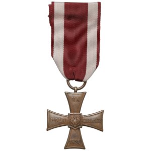 II RP, Krzyż Walecznych 1920 duży Knedler [32480] - litera M bliżej
