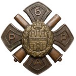 Odznaka, 6 Pułk Artylerii Polowej + DYPLOM