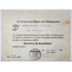 Niemcy, Krzyż Zasługi za Wojnę 1914-1918 z Mieczami + Dyplom - Dla Polaka