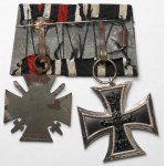 Niemcy, Krzyż Zasługi kl.II i Krzyż Zasługi za Wojnę 1914-1918 z Mieczami + Zaświadczenie - Dla Polaka